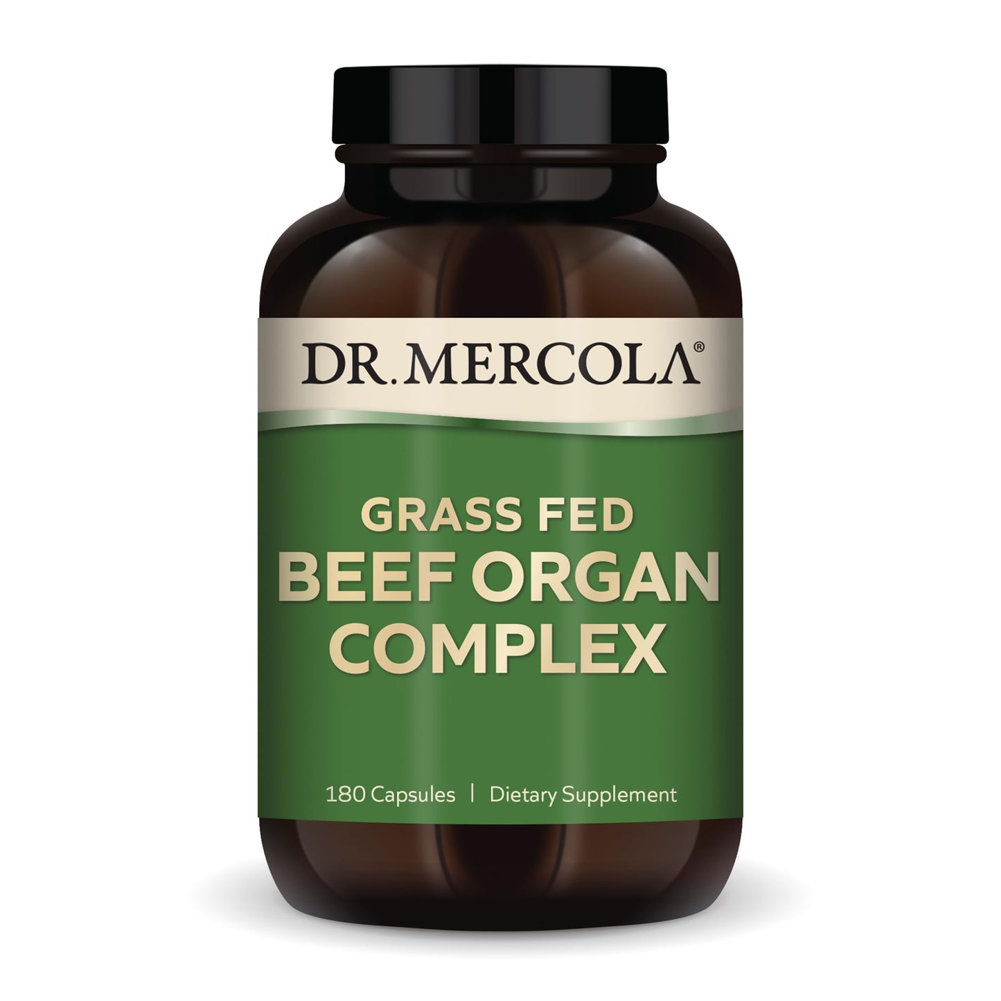 Dr. Mercola Grass Fed Beef Organ Complex - Supports Whole Body Wellness - Freeze-Dried Organ Blend - Non-GMO - Gluten-Free - 180 Capsules Dr. MercolaBuy Supplements Australia