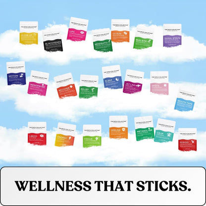 The Patch Collection® - Jet Lag Patch for Day & Night Time Zone Changes | Melatonin, Valerian Root, Passion Flower, Magnesium, Vitamin B1, B2, B3, Turmeric | 100% Natural & Vegan (Pack of 4) The Patch CollectionBuy Supplements Australia