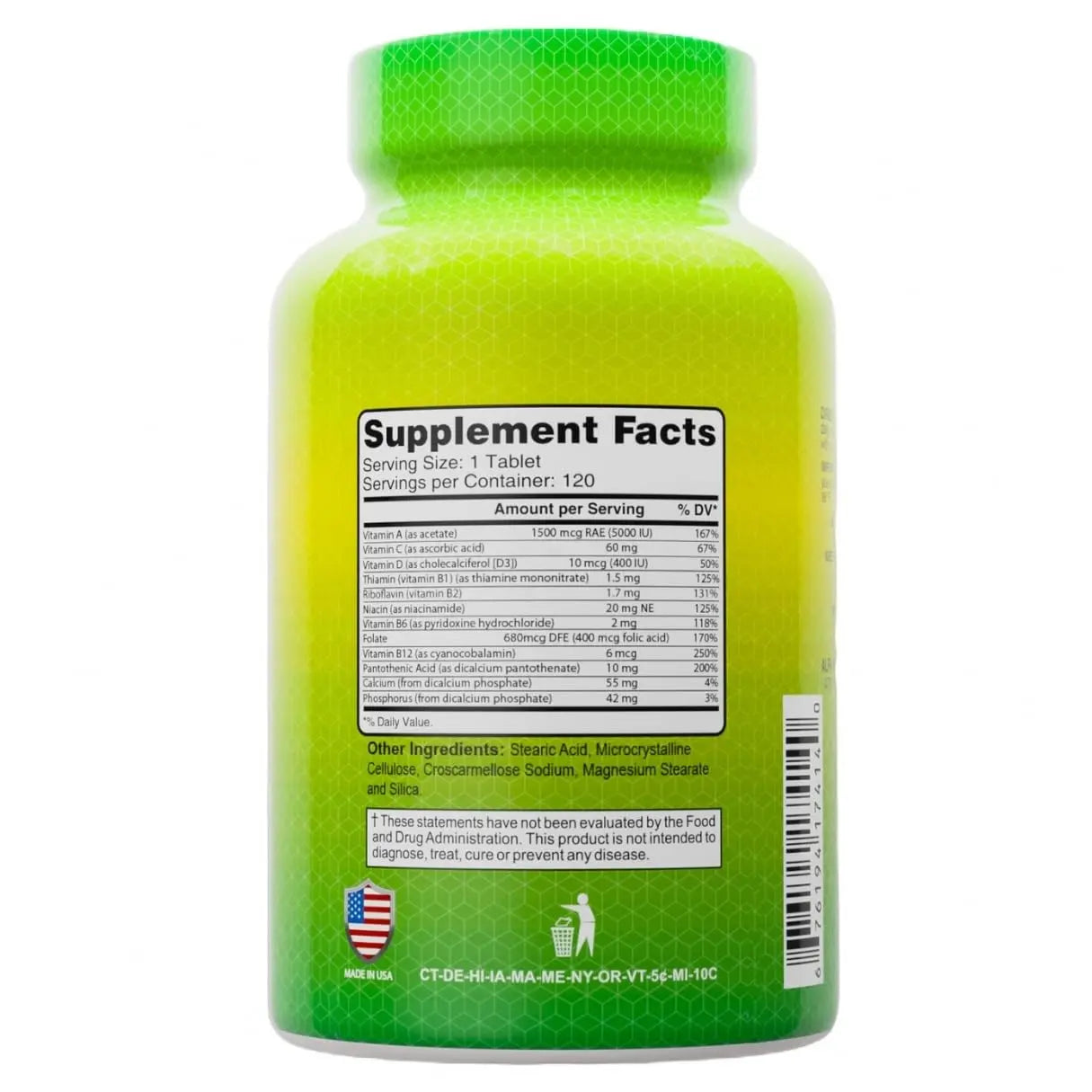 ALFA VITAMINS Multi Daily Vitamins Essential Vitamins to Support The Immune System and Promote a Healthy Lifestyle - 120 Tablets ALFA VITAMINSBuy Supplements Australia
