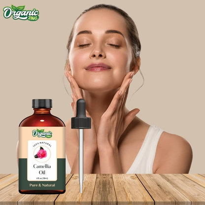 Organic Zing Camellia (Camellia Japonica) Oil | Pure & Natural Carrier Oil for Skincare, Hair Care & Massage ORGANIC ZINGBuy Supplements Australia