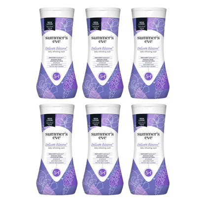 Summer's Eve Delicate Blossom Daily Refreshing Feminine Wash, Removes Odor, pH balanced, 15 fl oz