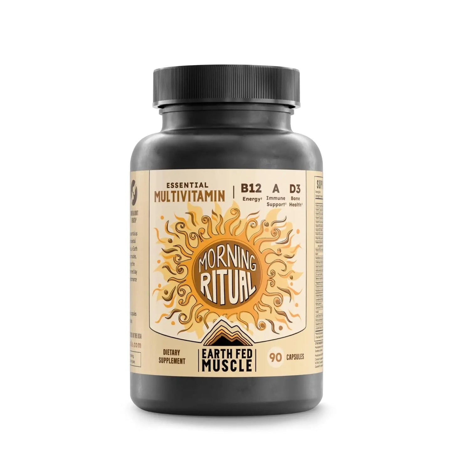 Earth Fed Muscle Morning Ritual Multivitamin for Women Supports General Health & Wellness - Multivitamin with Iron for Immune & Heart Support Earth Fed Muscle