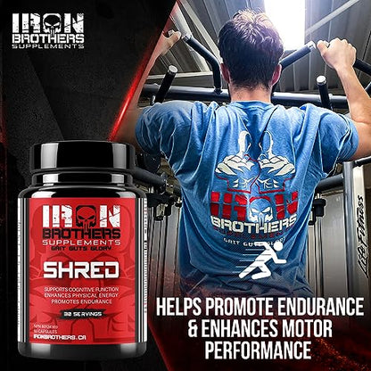 Shred for Men & Women | Strong Appetite Suppressant for Weight Loss Management Iron Brothers SupplementsBuy Supplements Australia