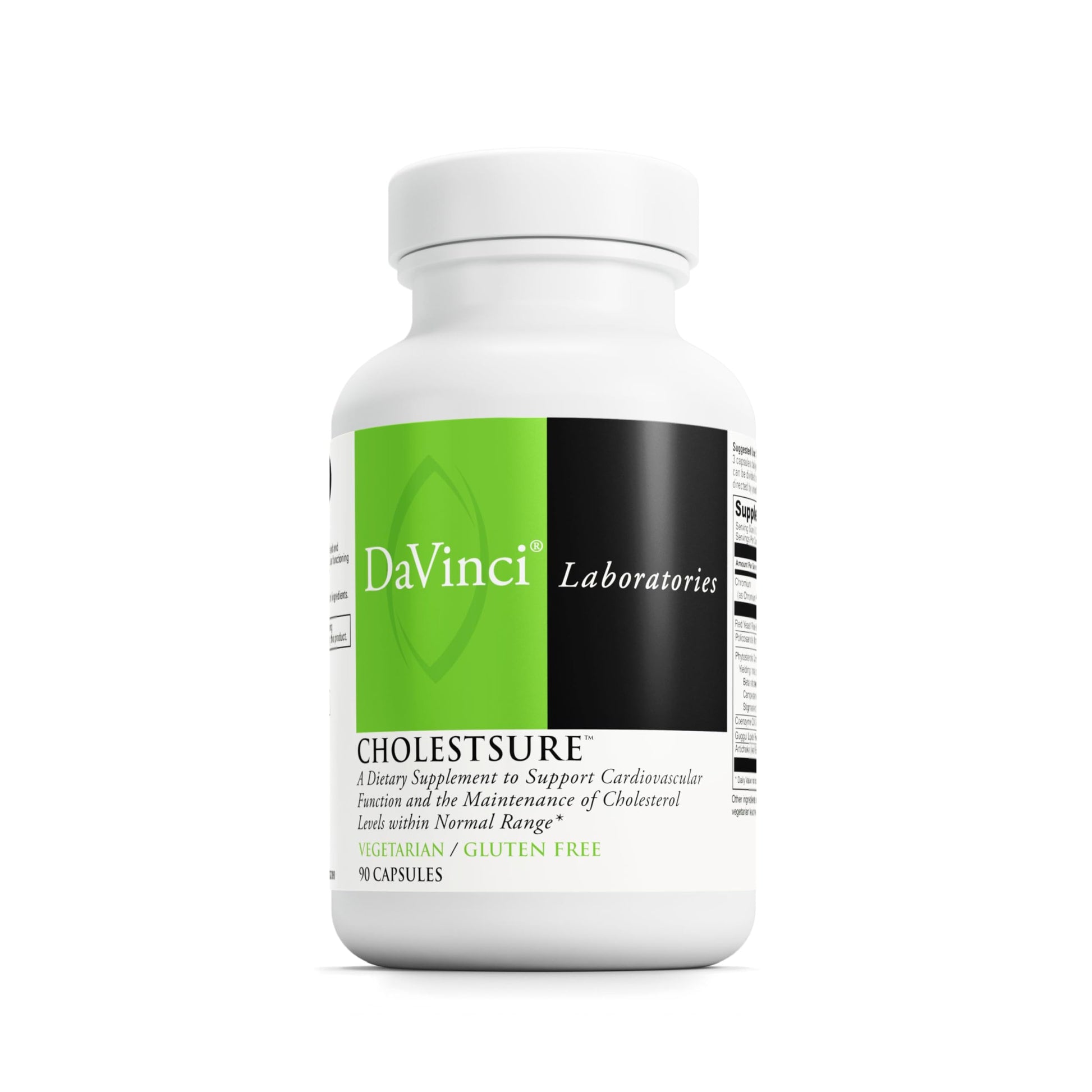 DAVINCI Labs CholestSure Supplement - Supports Cardiovascular Function - Helps Maintain Healthy Cholesterol Levels in a Normal Range - with CoQ10 - Gluten Free - 90 Vegetarian Capsules DAVINCIBuy Supplements Australia