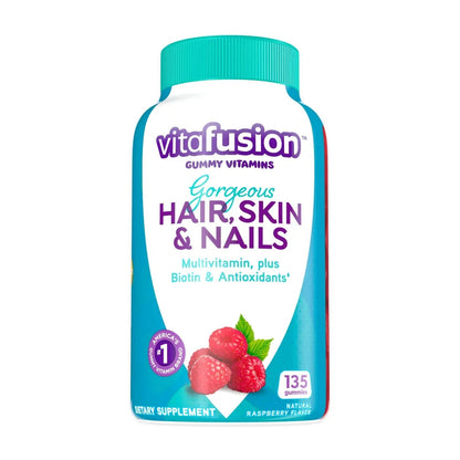 Vitafusion Gorgeous Hair, Skin & Nails Multivitamin Plus Power C Vitamin C Gummies for Immune Support Bundle, 135ct & 150 Count VitafusionBuy Supplements Australia