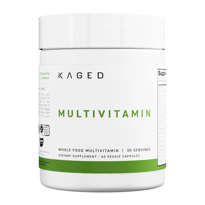 Kaged Multivitamin Capsules | Unflavored | Whole Foods Organic Fruits & Veggies | Plant Based Vegan Multivitamin KagedBuy Supplements Australia