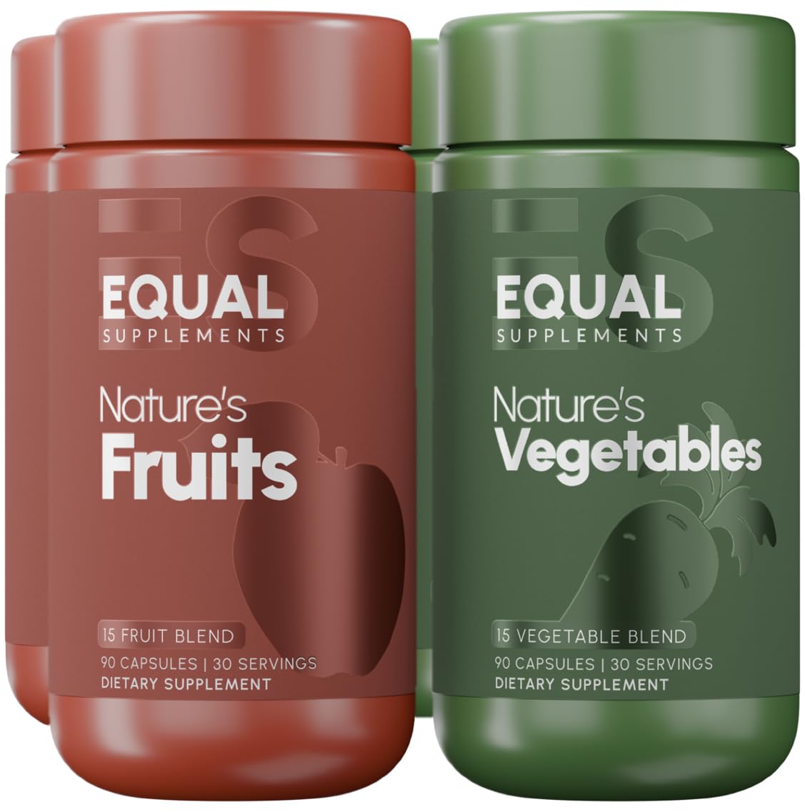Equal Supplements Fruits and Vegetables Capsules | 2 Month Supply | GMP Certified-Manufactured in US | Fruit and Veggies Supplement for Balance | of Nature, Fruit and Vegetable Capsule for Adults Equal SupplementsBuy Supplements Australia