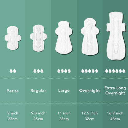 Rael Pads for Women, Organic Cotton Cover - Period Pads with Wings, Sanitary Napkins, Heavy RaelBuy Supplements Australia