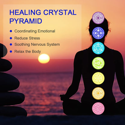Besorgone Orgonite Pyramid for Positive Energy Amethyst Sphere Chakra Orgone with Blue Quartz BesorgoneBuy Supplements Australia