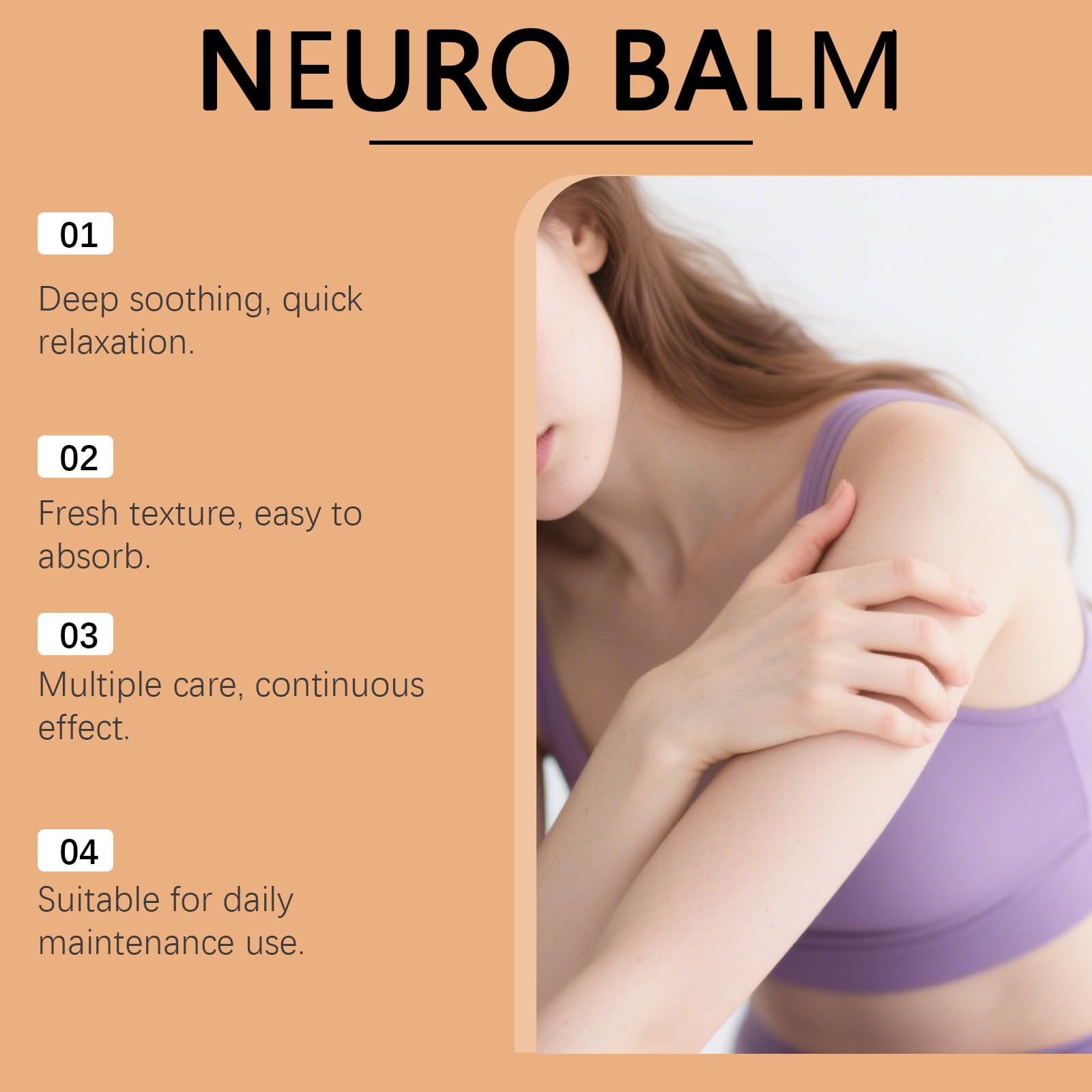 ZQDXSYN Neuro Balm, Joint & Muscle Soothing Cream, Joint Care Soothing Cream, Daily Body Care & Muscle Care (3PCS) ZQDXSYNBuy Supplements Australia