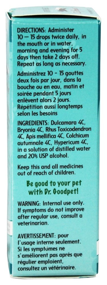 Dr. Goodpet Arthritis Relief Drops for Pets - Gentle Homeopathic Formula for Joint Stiffness & Mobility Support in Dogs & Cats - 1 oz Dropper Bottle Dr. GoodpetBuy Supplements Australia
