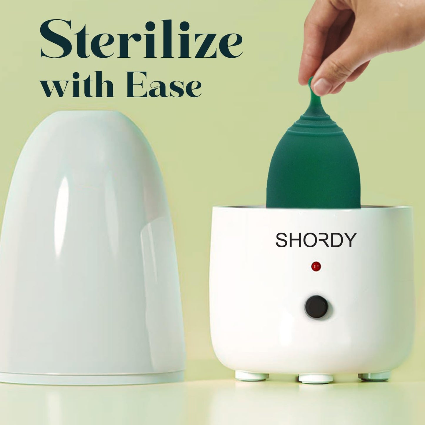 SHORDY Menstrual Cup and Steamer Sterilizer for Beginners Kit Set of 2 Period Cups (Small & Large) SHORDYBuy Supplements Australia