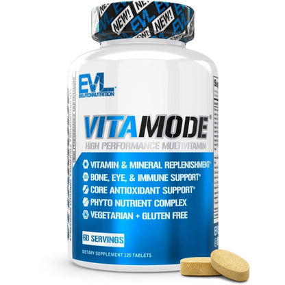 EVL Advanced Daily Multivitamin - Men's Multivitamin with Essential Minerals Phytonutrient Complex and VitaMode Active Mens Vitamins for Energy