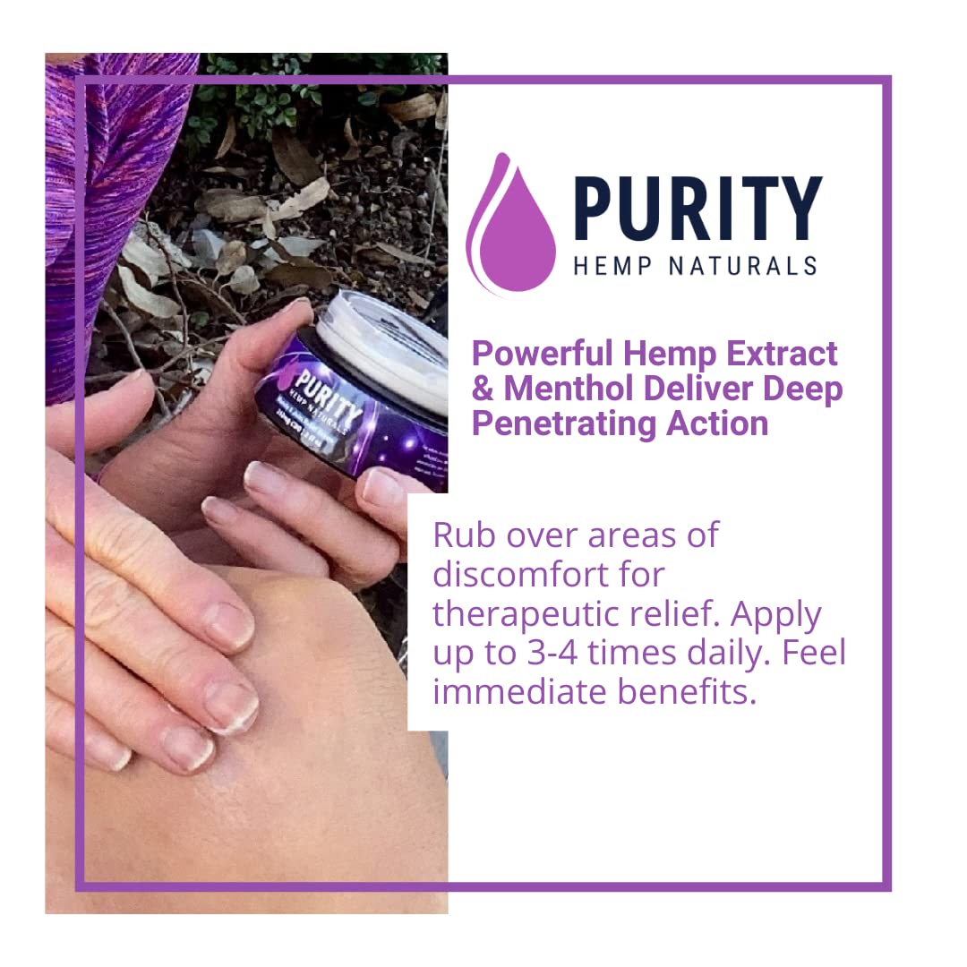 Purity Hemp Naturals HOT & COOL Hemp Cream — 1,000mg Hemp Oil Extract, Dual Warming & Cooling Sensation, Fast Absorbing Non-Greasy Formula, Made in USA — 2 Fl Oz Purity Hemp NaturalsBuy Supplements Australia
