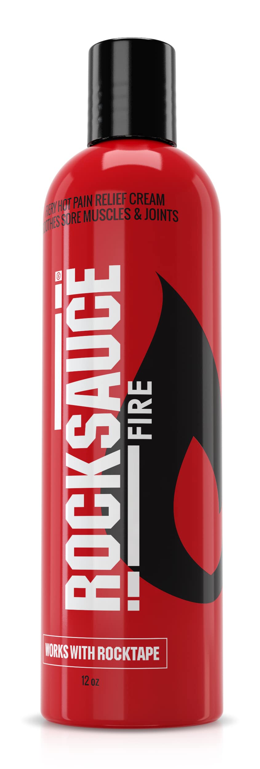 RockTape RockSauce Fire Hot Muscle Relief Cream with Capsaicin, 12 Ounce Bottle RockTapeBuy Supplements Australia