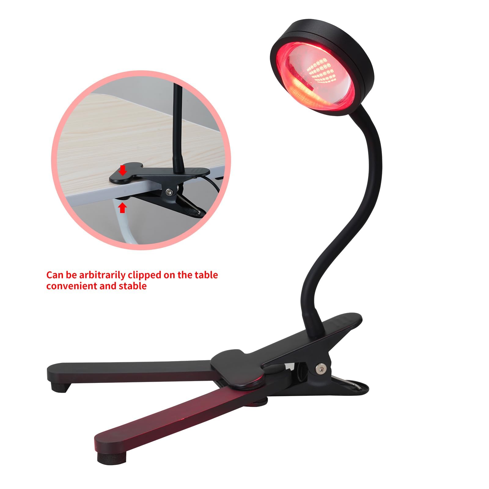 WTINTELL Red Light Therapy for Face, 660nm LED Red Light Therapy Light with Clip, Suitable WTINTELLBuy Supplements Australia