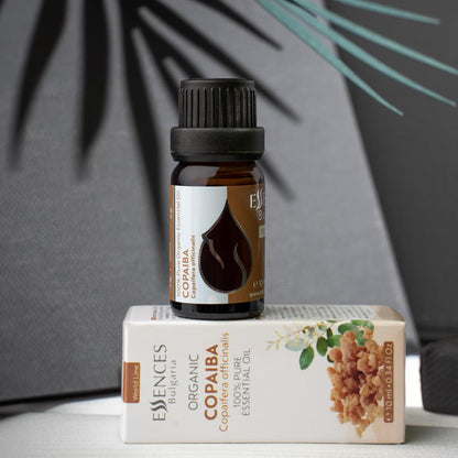 Essences Bulgaria Organic Copaiba Essential Oil 0.34 Fl Oz 10ml Copaifera officinalis - 100% Pure Natural Essences BulgariaBuy Supplements Australia