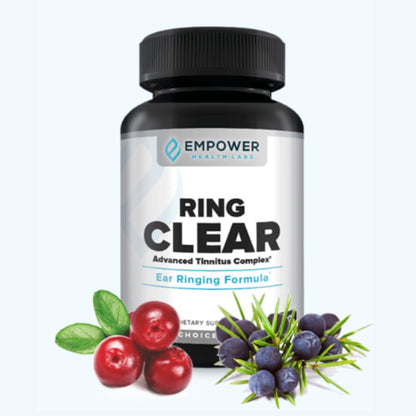 Empower Health Labs Ring Clear All-Natural Ear Buzz Relief Formula for Lasting Relief from Incessant Ear Buzzing - 30-Day Supply Empower Health LabsBuy Supplements Australia