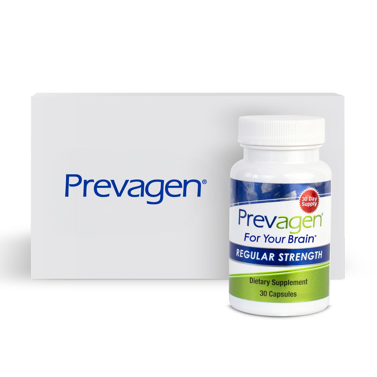 Prevagen Regular Strength - 30 Capsules (1 Month Supply) | Formulated for Your Brain | 10mg of Apoaequorin Plus Vitamin D3 PrevagenBuy Supplements Australia