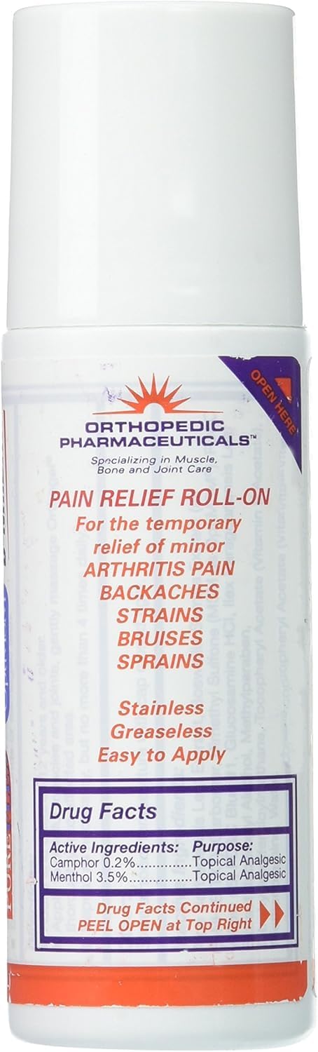 Orthogel Advanced Pain Relief Gel Roll On, 3 oz. OrthogelBuy Supplements Australia