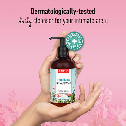 Sirona Natural Refreshing Feminine Wash - 6.7 Fl Oz (200 ml) | No Chemical, No Irritation, pH Balanced Intimate SironaBuy Supplements Australia