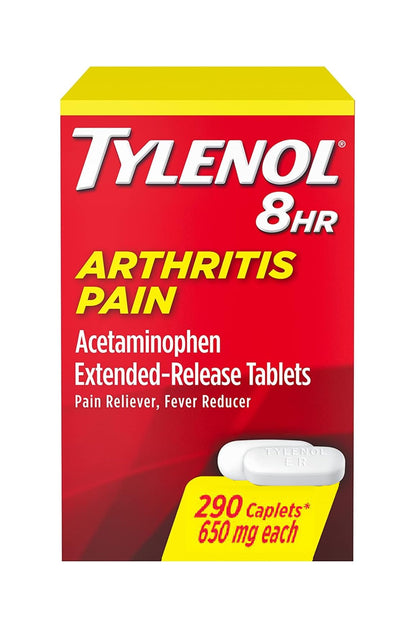 Tylenol Arthritis Pain Extended Release Tablets with Acetaminophen for Joint Pain, 290 Caplets (Pack of 2) (Package May Vary) TylenolBuy Supplements Australia