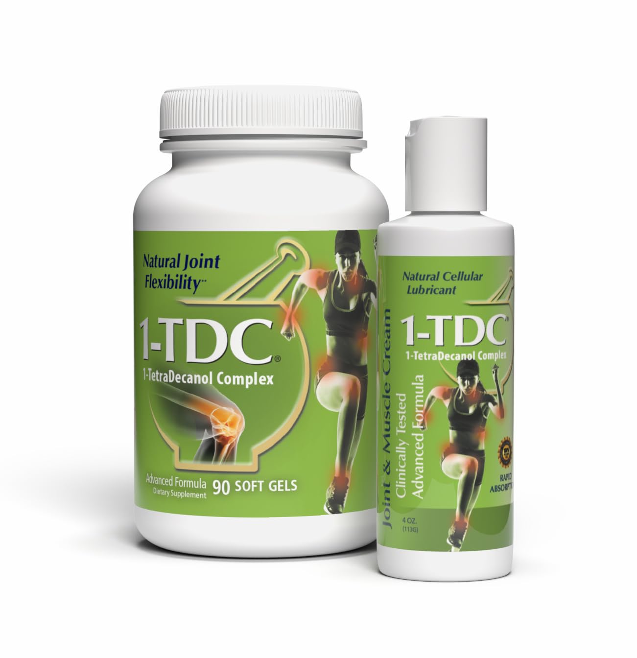 1-TDC Joint & Muscle Health 90 Gels and Joint & Muscle Relief Cream 4 oz Bundle 1-TDCBuy Supplements Australia