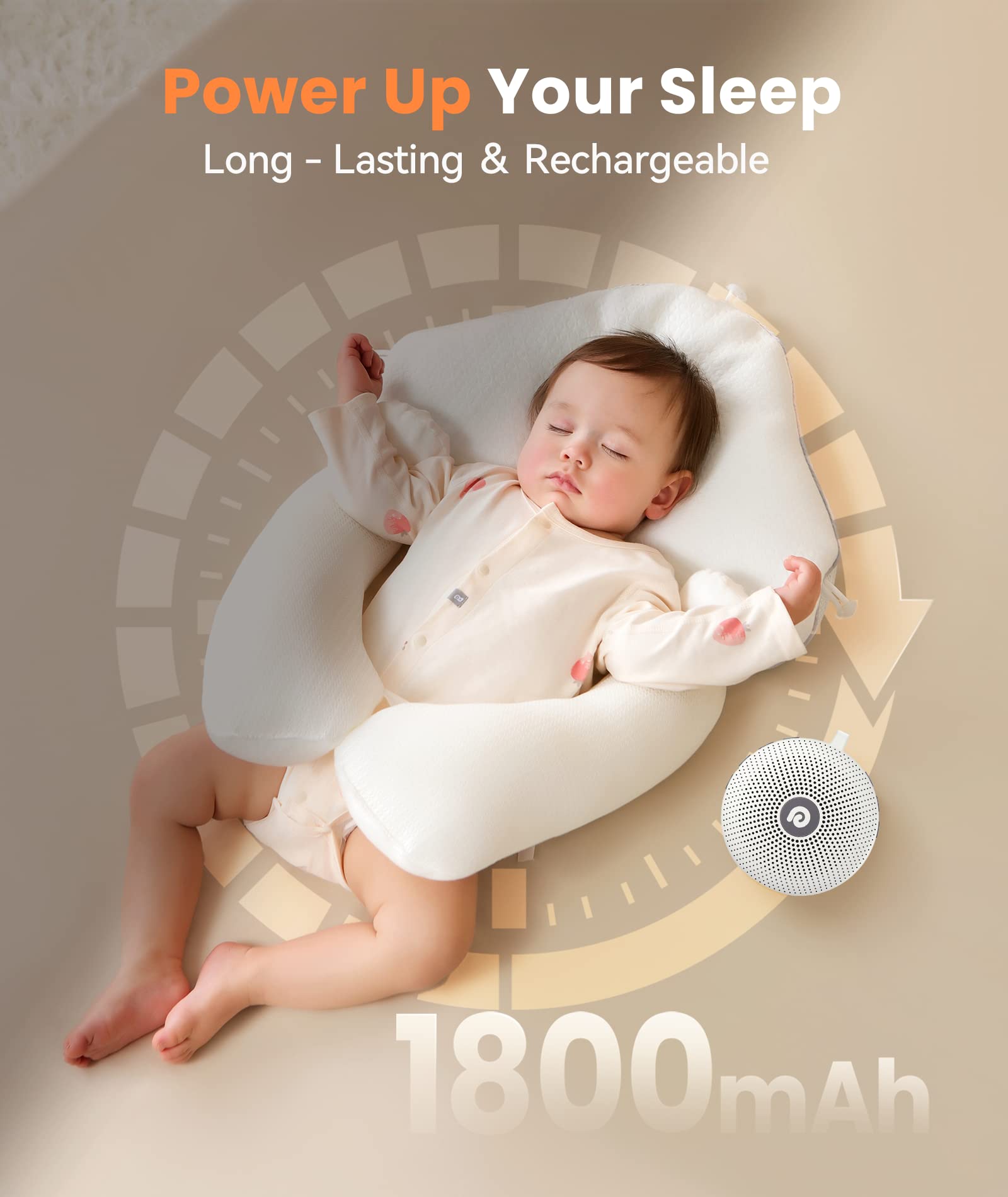 Dreamegg White Noise Machine - Portable Sound Machine for Baby Adult, Features Powerful Battery DreameggBuy Supplements Australia