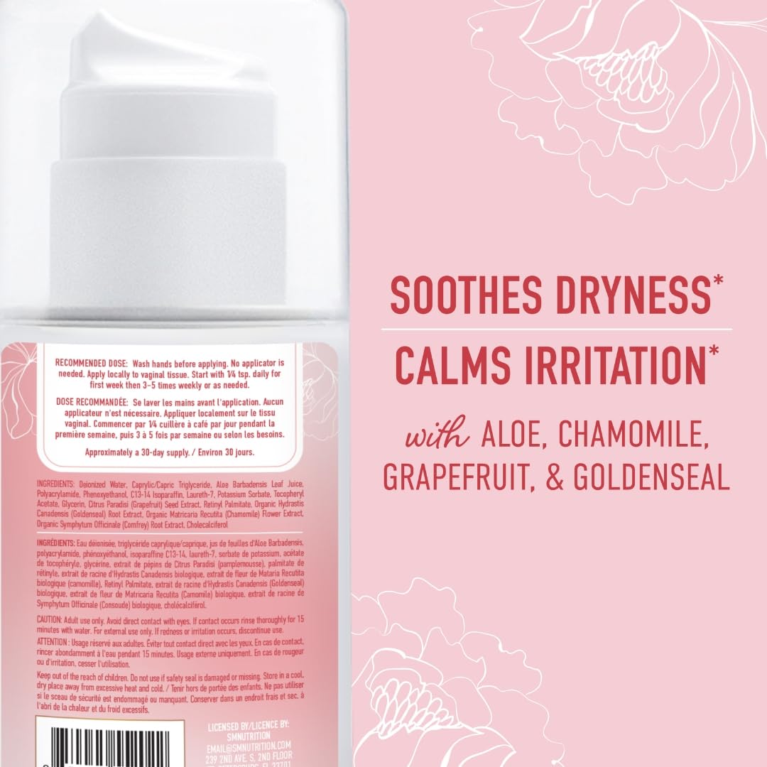 Vulva Rescue Moisturizer Cream | 3oz. PUMP | Soothes Vaginal Itch & Dryness | No Estrogen or Fragrance SMNutritionBuy Supplements Australia