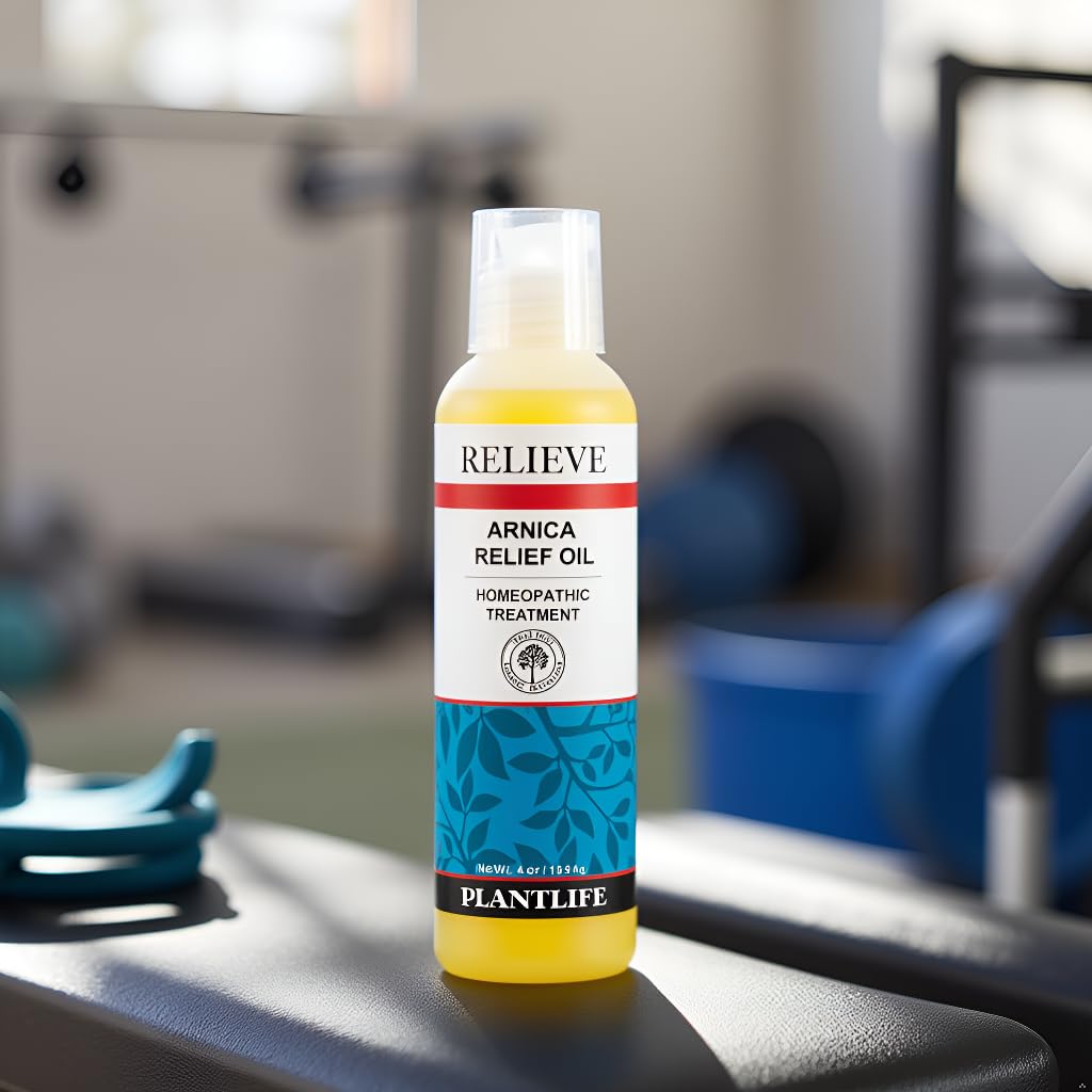 Plantlife Arnica Relieve Oil and Balm Bundle - Relieve Products are a Homeopathic Solution for Everyday Use - Works Quickly and Effectively - Made in California PlantlifeBuy Supplements Australia