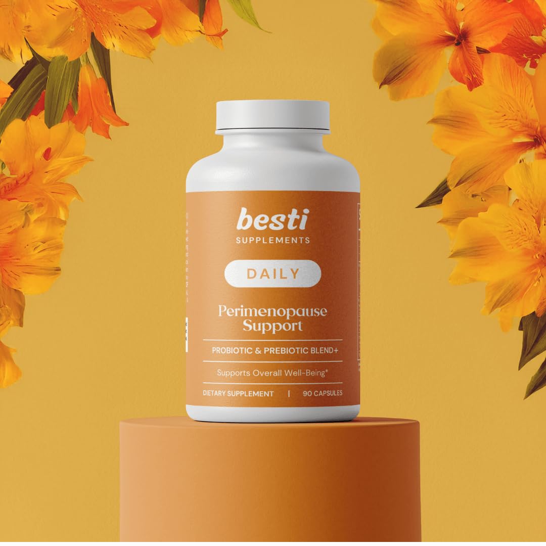 Besti Supplements Daily Perimenopause Support – Probiotic & Prebiotic Blend – Supports Overall Well-Being – 90 Capsules BestiBuy Supplements Australia