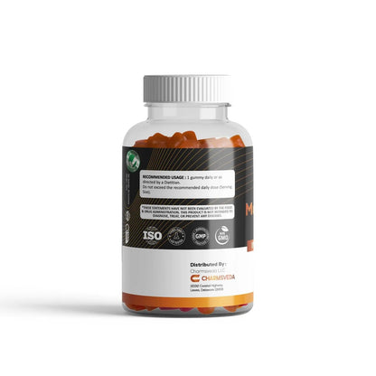 CHARMSVEDA Multivitamin Gummies – Energy, Immunity & Overall Wellness with DHA, Vitamin C, Zinc & Antioxidants – Orange Flavour – 30 Gummies CHARMSVEDA