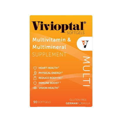 Vivioptal Multi, 90 Softgels (1 Year Supply), Multivitamin & Multimineral, Gluten Free, German Formula Vivioptal VitaminsBuy Supplements Australia