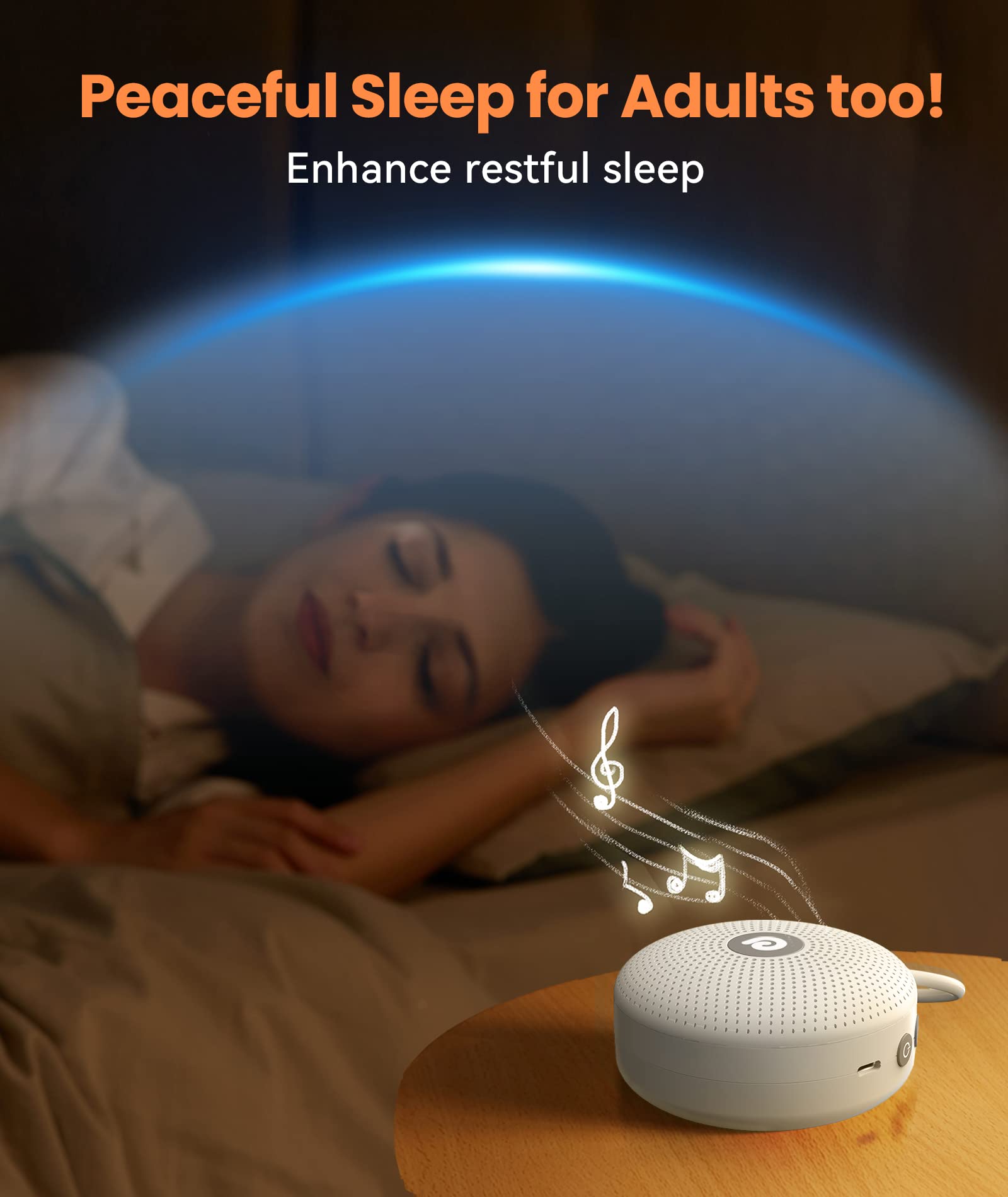 Dreamegg White Noise Machine - Portable Sound Machine for Baby Adult, Features Powerful Battery DreameggBuy Supplements Australia