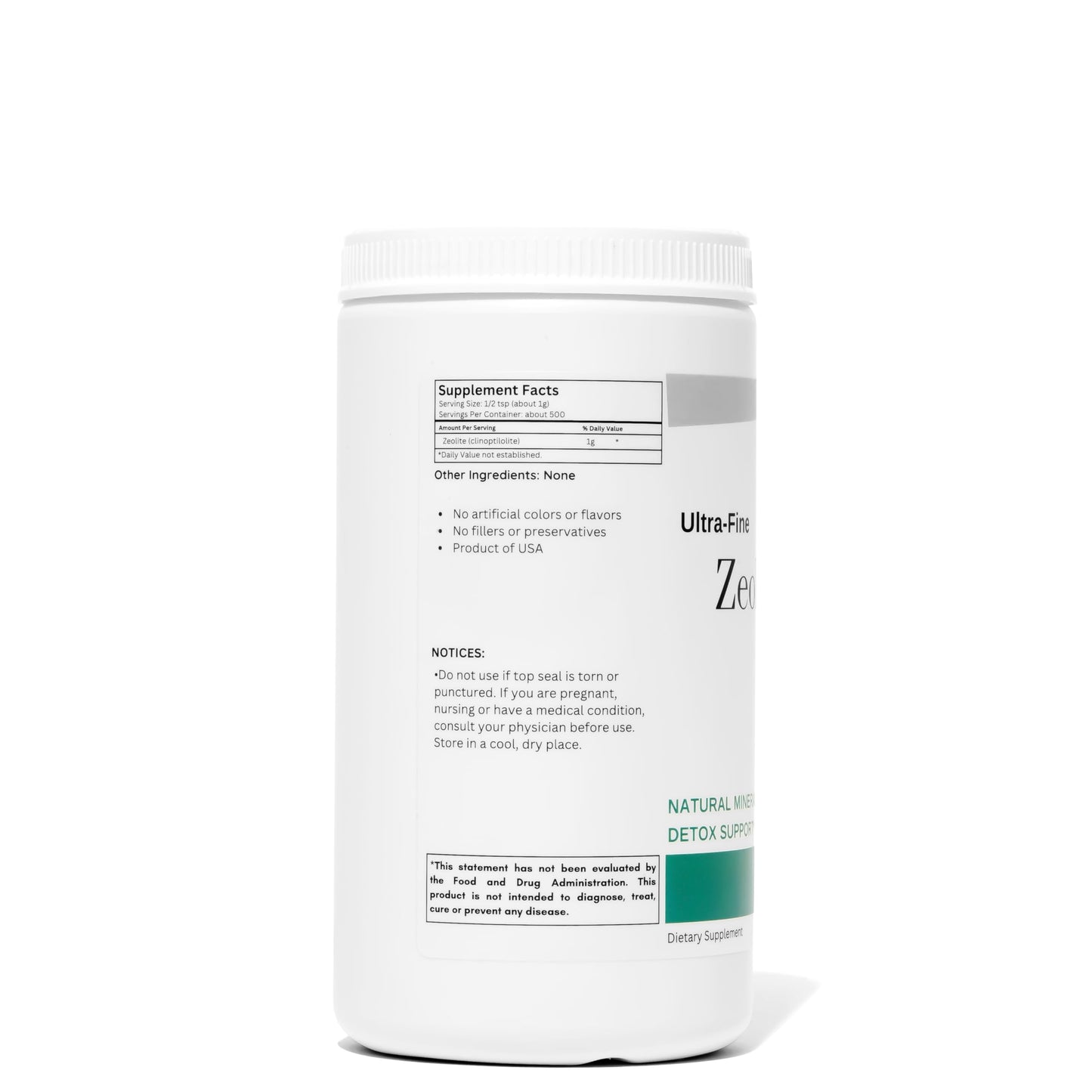Organic Excellence Zeolite Clinoptilolite Powder – Pure Micronized Mineral Supplement – Supports Gut Health, Cleansing Support & Internal Balance – Non-GMO, Vegan – 500 Servings Organic ExcellenceBuy Supplements Australia