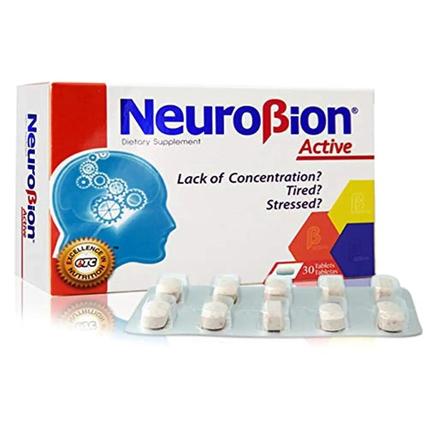 Neurobion Active 30 Tablets Multivitamin L-Glutamic Acid Dietary Supplements, 1 Count (Pack of 1) NeurobionBuy Supplements Australia