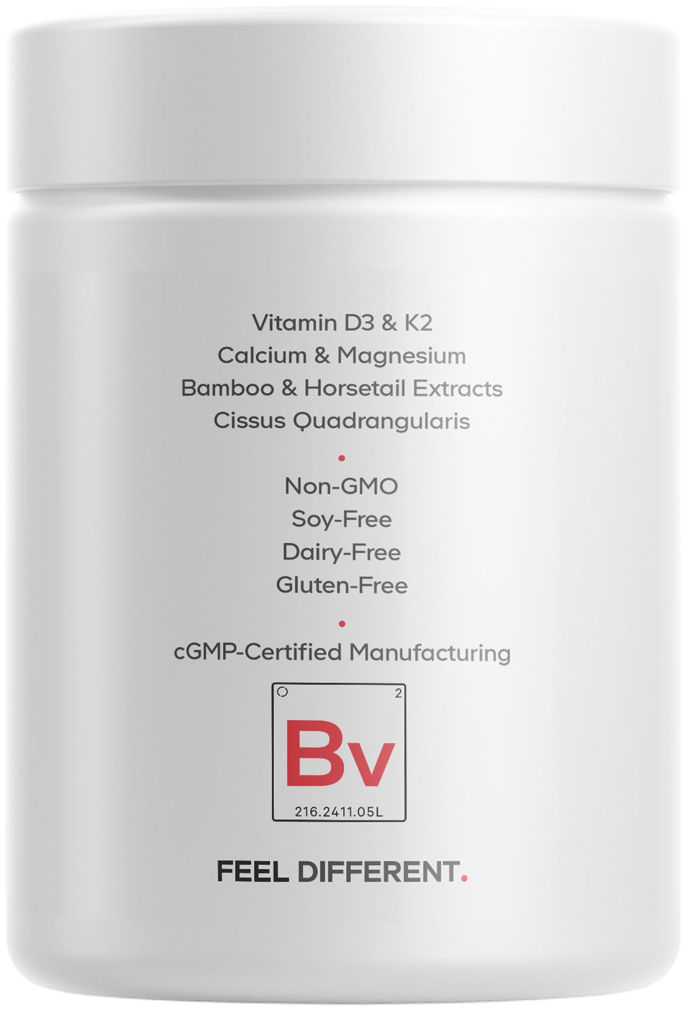 Codeage Bones Vitamins+ - Vitamin D3 & K2, Vitamin C, Calcium, Magnesium, Zinc, Hesperidin, L-Lysine, Manganese, Bamboo, Horsetail, Cissus, Boron, Trans-Resveratrol, Non-GMO Supplement - 90 Capsules CodeageBuy Supplements Australia