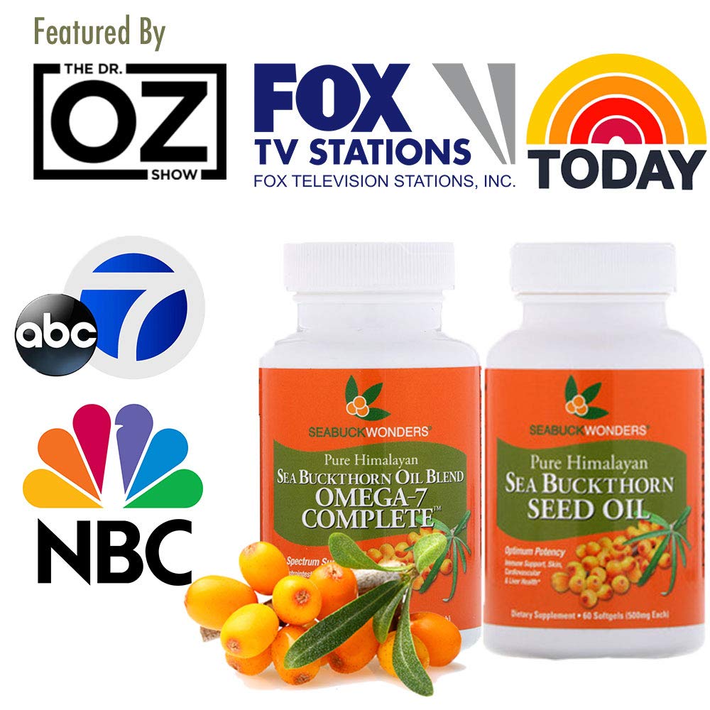 SeabuckWonders Sea Buckthorn Oil Blend, Omega-7 Complete, Max Potency, 120 Count SEABUCKWONDERSBuy Supplements Australia