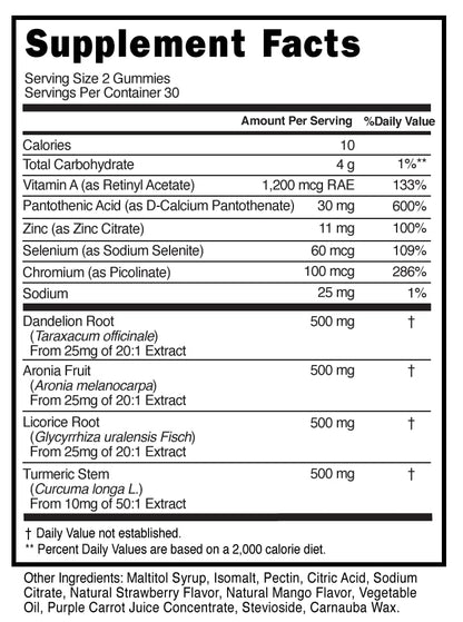 Innate Skin Health Body Clear Skin Acne Gummies - Complexion Supplement, Pantothenic Acid & Antioxidants, Vitamins 60 Count Innate SkinBuy Supplements Australia