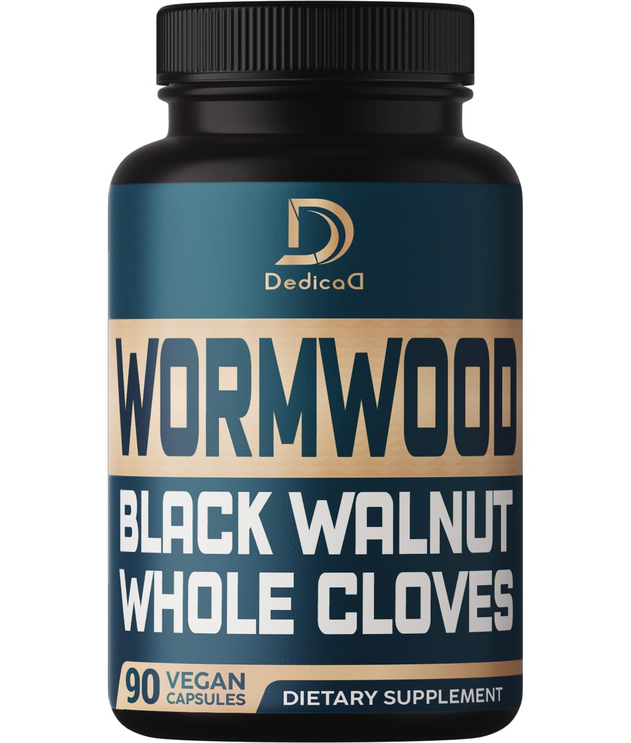 DEDICAD 12in1 Wormwood Black Walnut Clove Capsules - Immune, and Mood Support - 3 Month Supply - 90 Vegan Capsules DEDICADBuy Supplements Australia