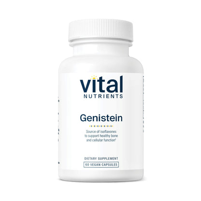 Vital Nutrients Genistein - Easily Absorbed Isoflavones for Bone Health Support* - Vegan Supplement - Gluten and Dairy Free - Non-GMO - 60 Capsules Vital NutrientsBuy Supplements Australia
