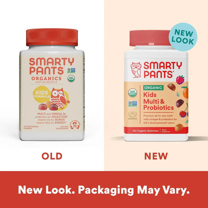 SmartyPants Organic Kids Multivitamin Gummies: Probiotics & Garden of Life Dr. Formulated Probiotics Organic Kids+ Plus Vitamin C & D - Berry Cherry - Gluten SmartyPantsBuy Supplements Australia