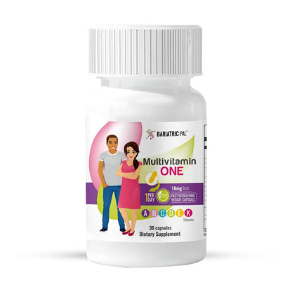 BariatricPal 30-Day Bariatric Vitamin Bundle Multivitamin ONE 1 per Day! Capsule with 18mg Iron Easy Swallow Calcium Citrate (600mg) BariatricPalBuy Supplements Australia