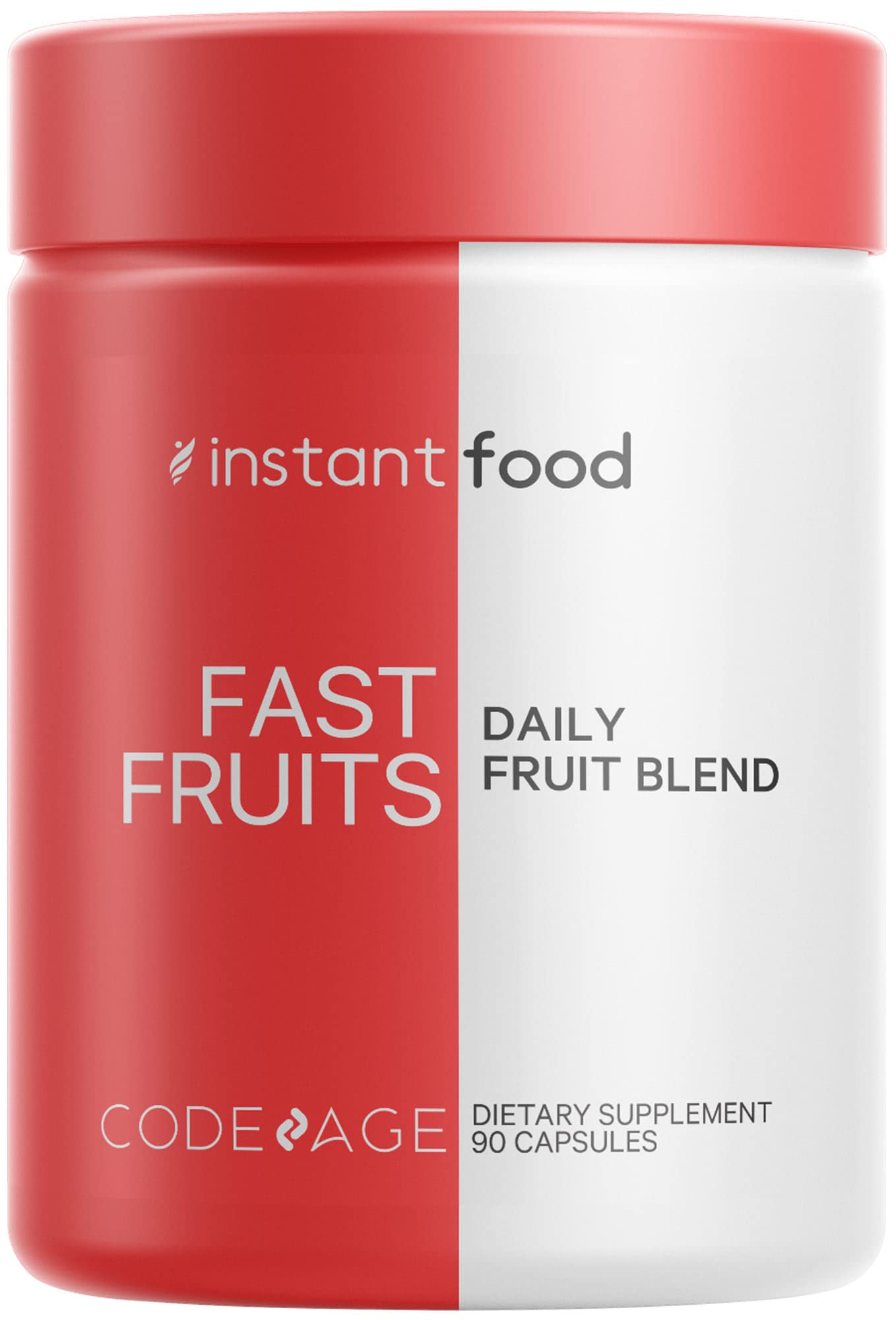 Codeage InstantFood Easy Veggies + Fast Fruits Bundle – Vegetable & Fruit Blend Capsule Supplement – Plant-Based Phytonutrient Formula – Vegan, Non-GMO – 180 Capsules CodeageBuy Supplements Australia