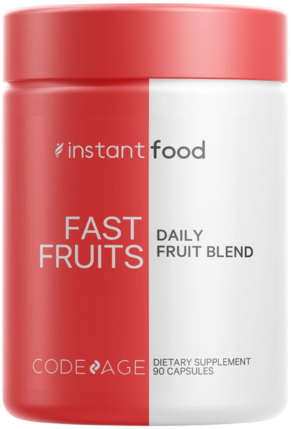 Codeage InstantFood Easy Veggies + Fast Fruits Bundle – Vegetable & Fruit Blend Capsule Supplement – Plant-Based Phytonutrient Formula – Vegan, Non-GMO – 180 Capsules CodeageBuy Supplements Australia