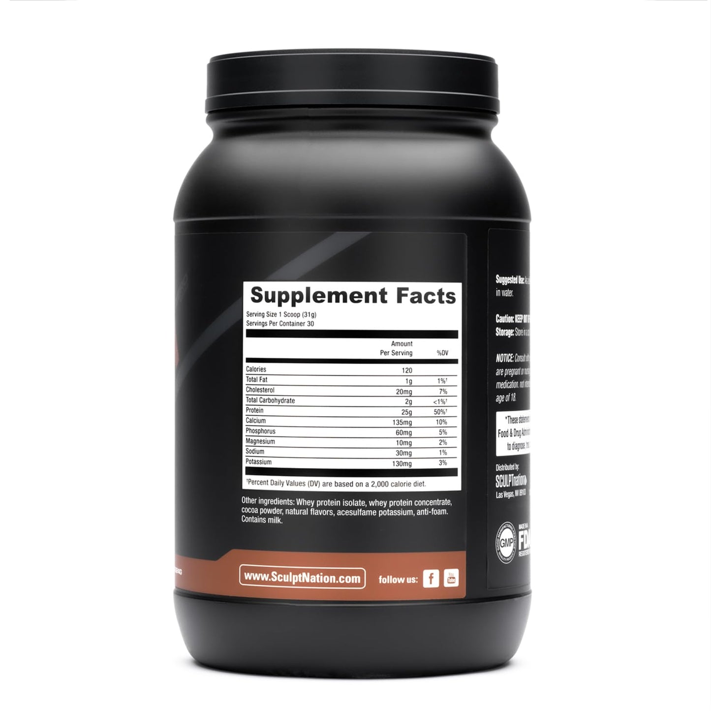 Sculpt Nation by V Shred Protein Powder (Chocolate) - Premium Whey Protein Powder Sculpt NationBuy Supplements Australia