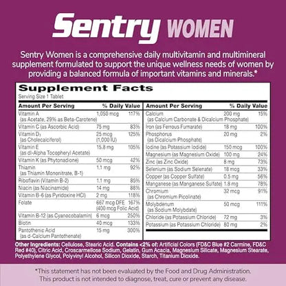 21st Century Sentry Women Multivitamin Tablets, 120 Count 21st CenturyBuy Supplements Australia