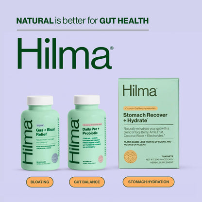 Hilma Daily Pre + Probiotic + Herbs - Support a Healthy Gut While Reducing Gas & Bloating HilmaBuy Supplements Australia