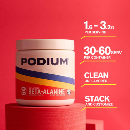 Podium Nutrition, Solos | Beta Alanine, 60 Servings, Unflavored, Boost Athletic Performance Podium NutritionBuy Supplements Australia