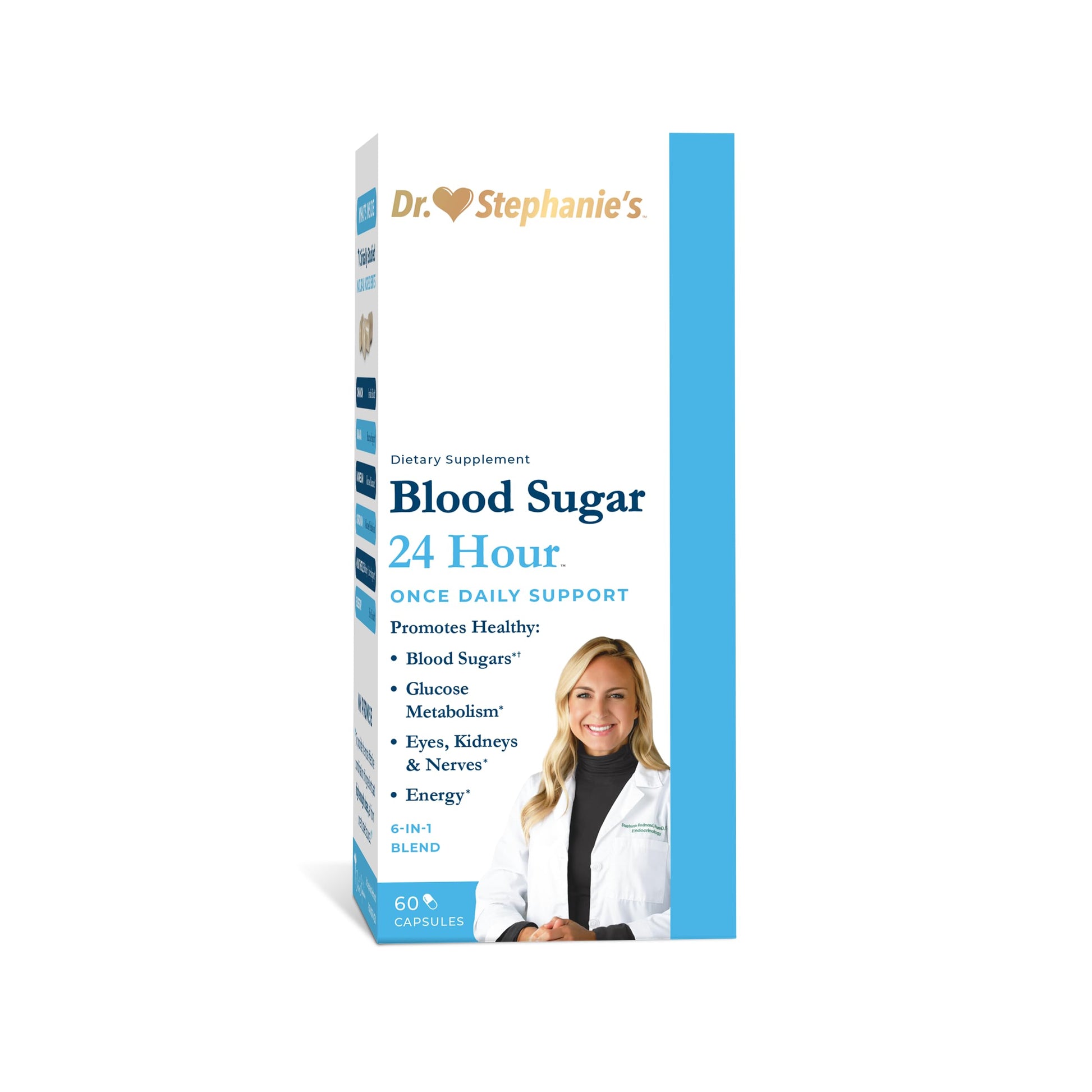 Pharmaganics Blood Sugar 24 Hour - 6 in 1 Formula with Cinnamon, Banaba, Chromium, Milk Thistle, & More - Once Daily Supplement PharmaganicsBuy Supplements Australia
